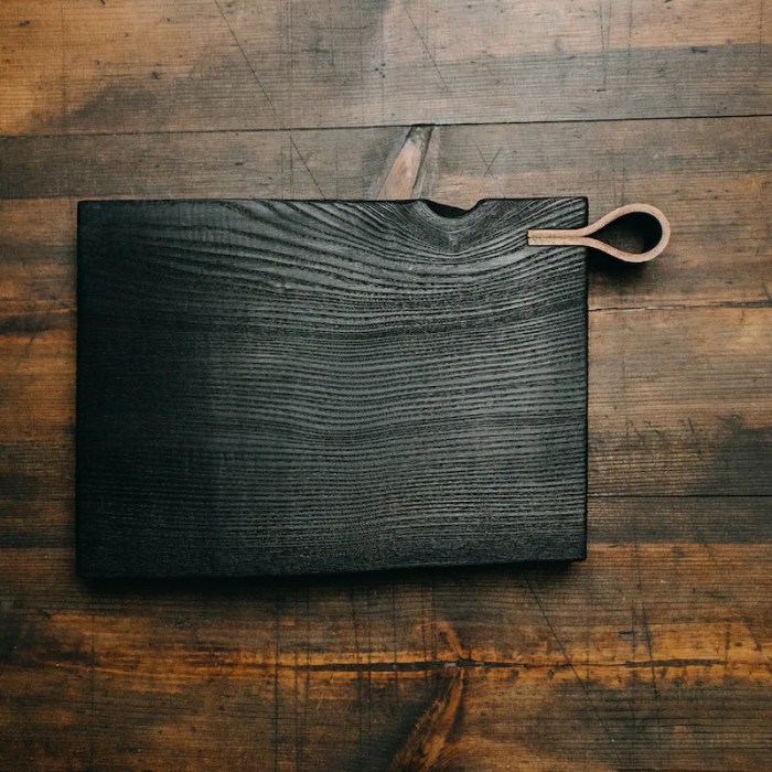 Japanese Teak Wood Tray Modern Minimalist For Sale at 1stDibs